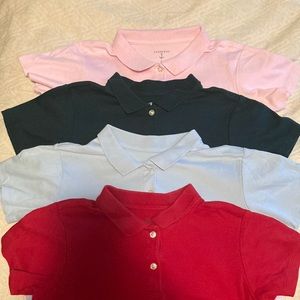 Lands End feminine fit polos. Size 14